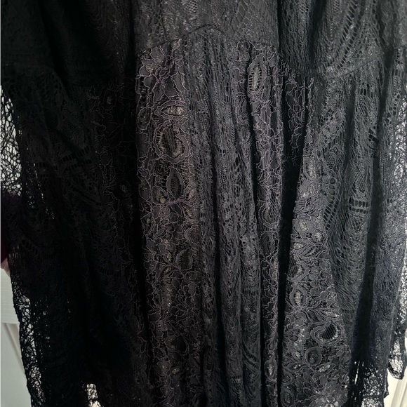 Free People Lace Mini Dress with Keyhole - Picture 9 of 9